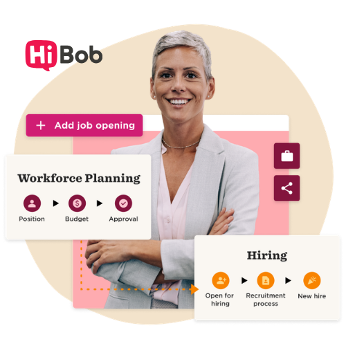 HiBob HRIS implementation graphic